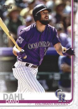 #601 David Dahl - Colorado Rockies - 2019 Topps Baseball