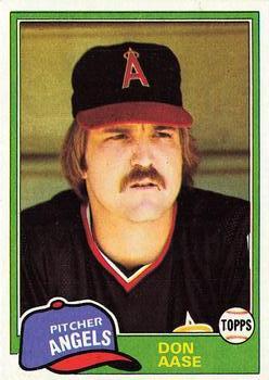 #601 Don Aase - California Angels - 1981 Topps Baseball