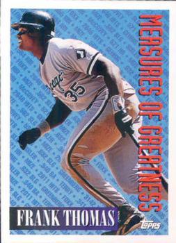 #601 Frank Thomas - Chicago White Sox - 1994 Topps Baseball