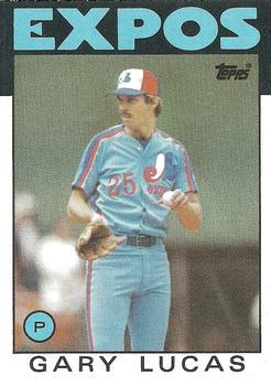 #601 Gary Lucas - Montreal Expos - 1986 Topps Baseball