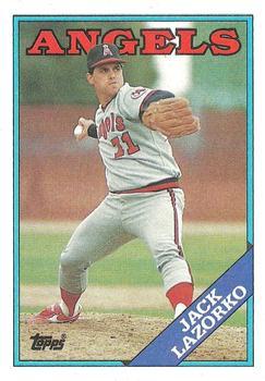 #601 Jack Lazorko - California Angels - 1988 Topps Baseball