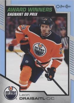 #601 Leon Draisaitl - Edmonton Oilers - 2020-21 O-Pee-Chee Update Blue Hockey