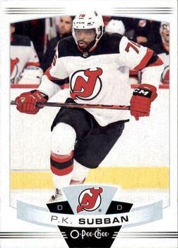 #601 P.K. Subban - New Jersey Devils - 2019-20 O-Pee-Chee Update Hockey