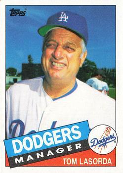#601 Tom Lasorda - Los Angeles Dodgers - 1985 Topps Baseball