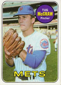 #601 Tug McGraw SP - New York Mets - 1969 Topps Baseball