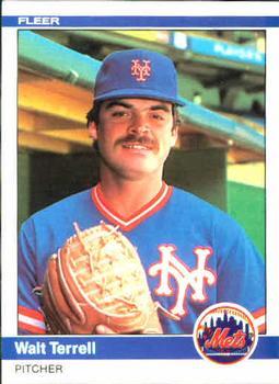 #601 Walt Terrell - New York Mets - 1984 Fleer Baseball