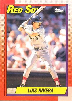 #601 Luis Rivera - Boston Red Sox - 1990 O-Pee-Chee Baseball