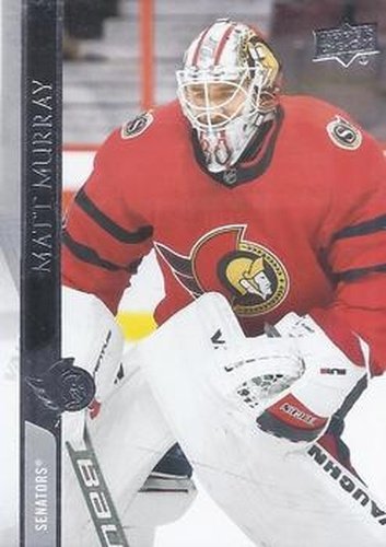 #601 Matt Murray - Ottawa Senators - 2020-21 Upper Deck Hockey