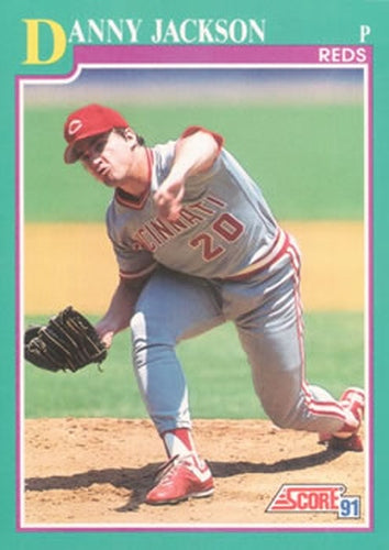 #601 Danny Jackson - Cincinnati Reds - 1991 Score Baseball