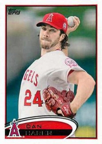 #601 Dan Haren - Los Angeles Angels - 2012 Topps Baseball