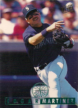 #104 Edgar Martinez - Seattle Mariners - 1995 Ultra Baseball