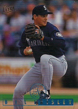 #105 Bill Risley - Seattle Mariners - 1995 Ultra Baseball