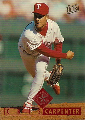 #107 Cris Carpenter - Texas Rangers - 1995 Ultra Baseball