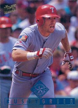 #110 Rusty Greer - Texas Rangers - 1995 Ultra Baseball