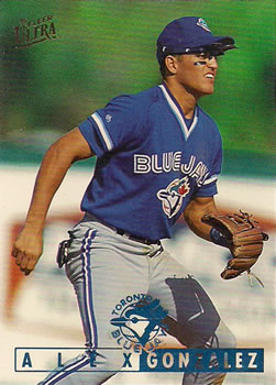 #119 Alex Gonzalez - Toronto Blue Jays - 1995 Ultra Baseball