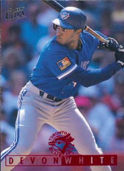 #124 Devon White - Toronto Blue Jays - 1995 Ultra Baseball