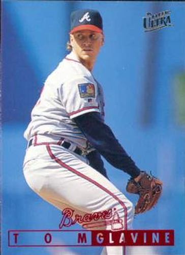 #125 Tom Glavine - Atlanta Braves - 1995 Ultra Baseball