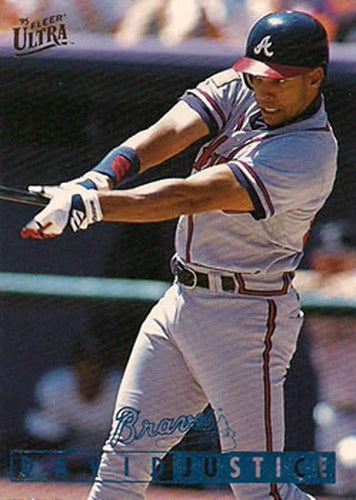 #126 David Justice - Atlanta Braves - 1995 Ultra Baseball
