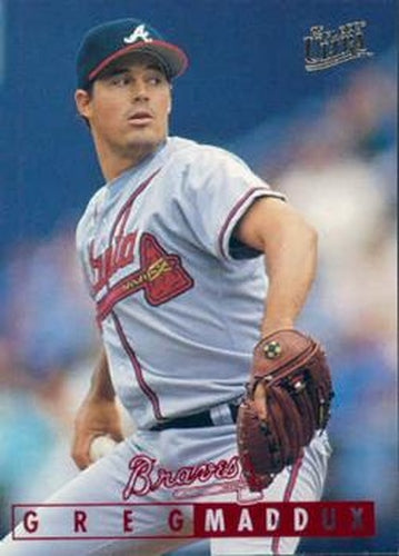 #129 Greg Maddux - Atlanta Braves - 1995 Ultra Baseball