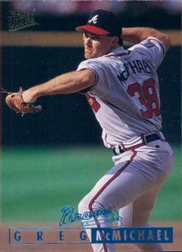 #130 Greg McMichael - Atlanta Braves - 1995 Ultra Baseball