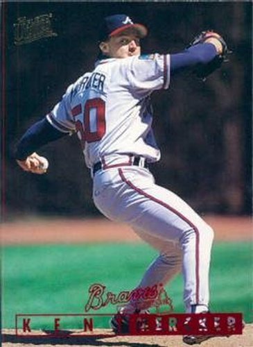 #131 Kent Mercker - Atlanta Braves - 1995 Ultra Baseball