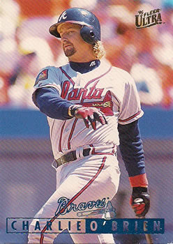 #132 Charlie O'Brien - Atlanta Braves - 1995 Ultra Baseball