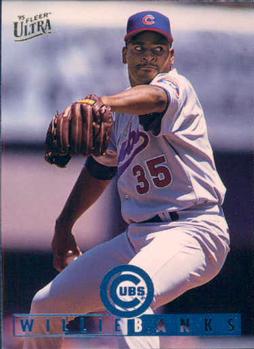 #134 Willie Banks - Chicago Cubs - 1995 Ultra Baseball
