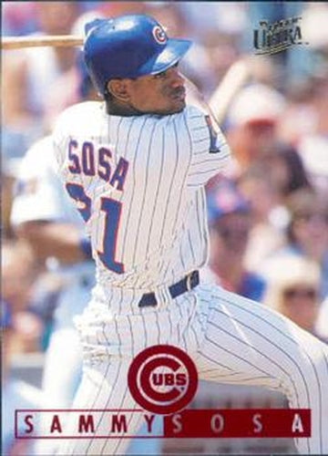 #139 Sammy Sosa - Chicago Cubs - 1995 Ultra Baseball