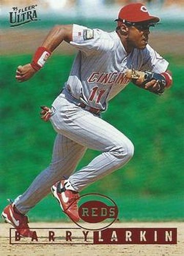 #145 Barry Larkin - Cincinnati Reds - 1995 Ultra Baseball