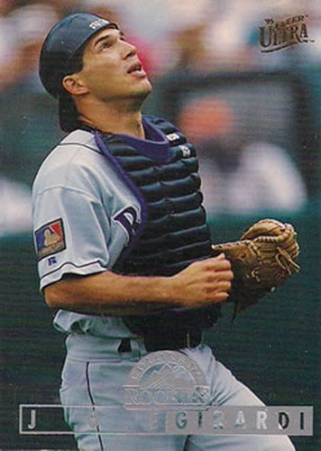 #153 Joe Girardi - Colorado Rockies - 1995 Ultra Baseball