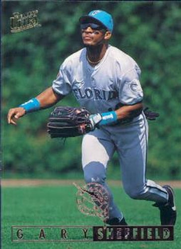 #167 Gary Sheffield - Florida Marlins - 1995 Ultra Baseball