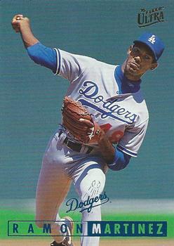#182 Ramon Martinez - Los Angeles Dodgers - 1995 Ultra Baseball