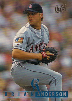 #18 Brian Anderson - California Angels - 1995 Ultra Baseball