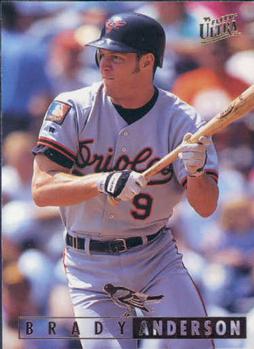 #1 Brady Anderson - Baltimore Orioles - 1995 Ultra Baseball