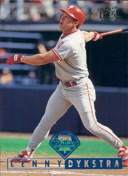 #203 Lenny Dykstra - Philadelphia Phillies - 1995 Ultra Baseball