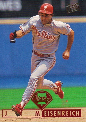 #204 Jim Eisenreich - Philadelphia Phillies - 1995 Ultra Baseball