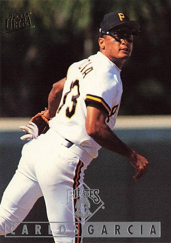 #215 Carlos Garcia - Pittsburgh Pirates - 1995 Ultra Baseball