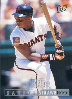 #244 Darryl Strawberry - San Francisco Giants - 1995 Ultra Baseball