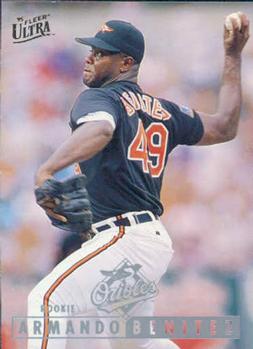 #253 Armando Benitez - Baltimore Orioles - 1995 Ultra Baseball