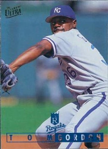 #289 Tom Gordon - Kansas City Royals - 1995 Ultra Baseball