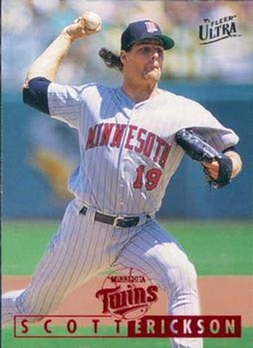 #301 Scott Erickson - Minnesota Twins - 1995 Ultra Baseball