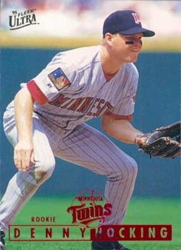 #302 Denny Hocking - Minnesota Twins - 1995 Ultra Baseball