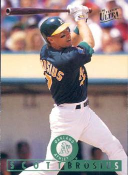 #315 Scott Brosius - Oakland Athletics - 1995 Ultra Baseball