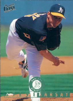 #319 Steve Karsay - Oakland Athletics - 1995 Ultra Baseball