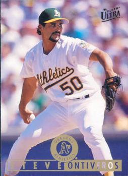 #320 Steve Ontiveros - Oakland Athletics - 1995 Ultra Baseball