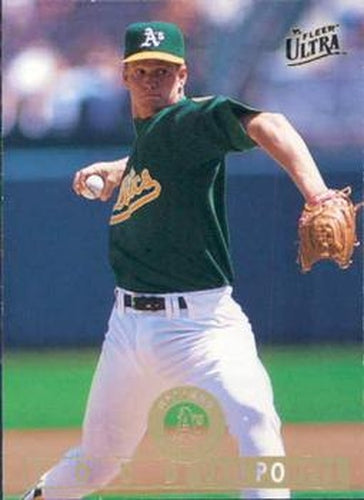 #322 Todd Van Poppel - Oakland Athletics - 1995 Ultra Baseball