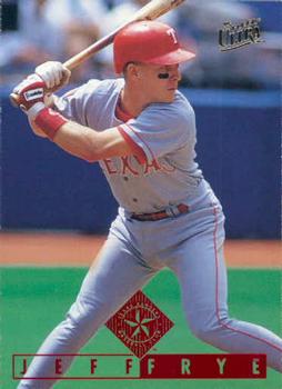 #334 Jeff Frye - Texas Rangers - 1995 Ultra Baseball