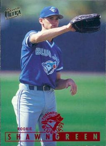#338 Shawn Green - Toronto Blue Jays - 1995 Ultra Baseball