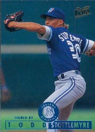#344 Todd Stottlemyre - Oakland Athletics - 1995 Ultra Baseball