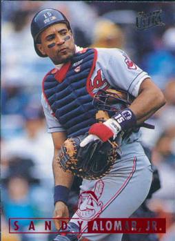 #35 Sandy Alomar Jr. - Cleveland Indians - 1995 Ultra Baseball